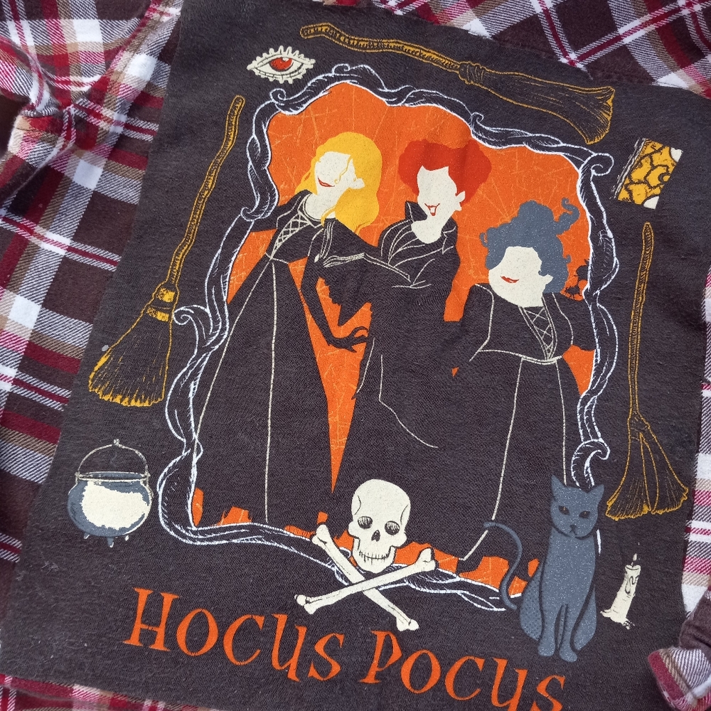 Lil kids custom Hocus Pocus RAGE flannel jacket! Sz 5t! PRICE FIRM! - Picture 2 of 5